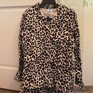 NWT Nordstrom Cheetah 2pc Sleepwear